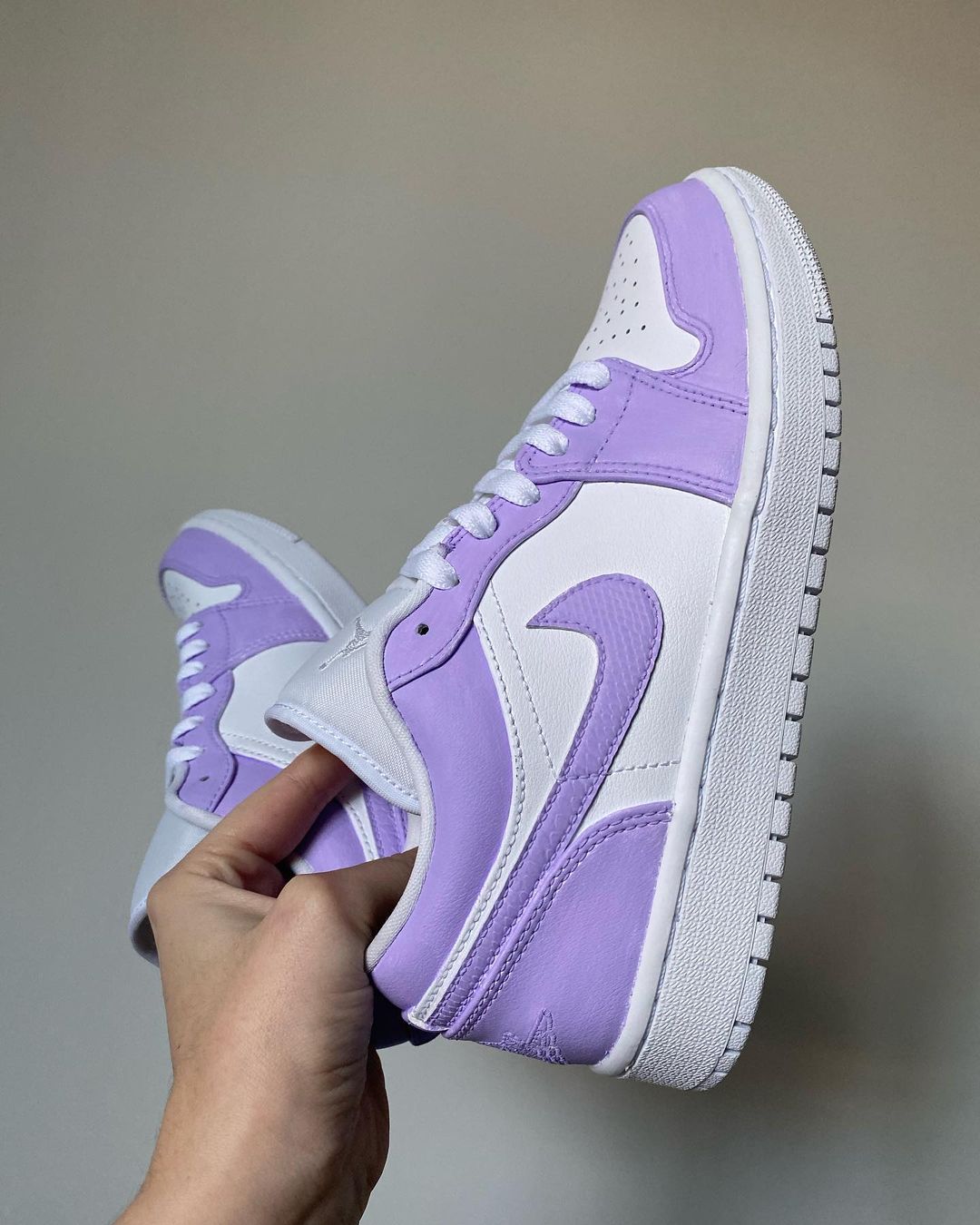 Custom Jordan 1 purple