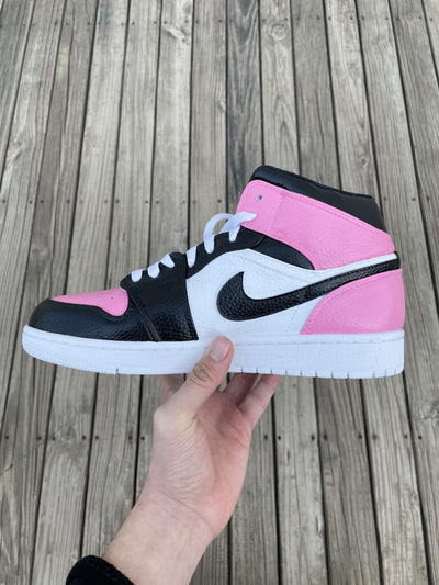 Air Jordan1custom pink black