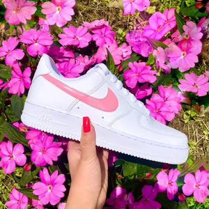 Custom Air Force 1 Watermelon Pink Pastel 🍉