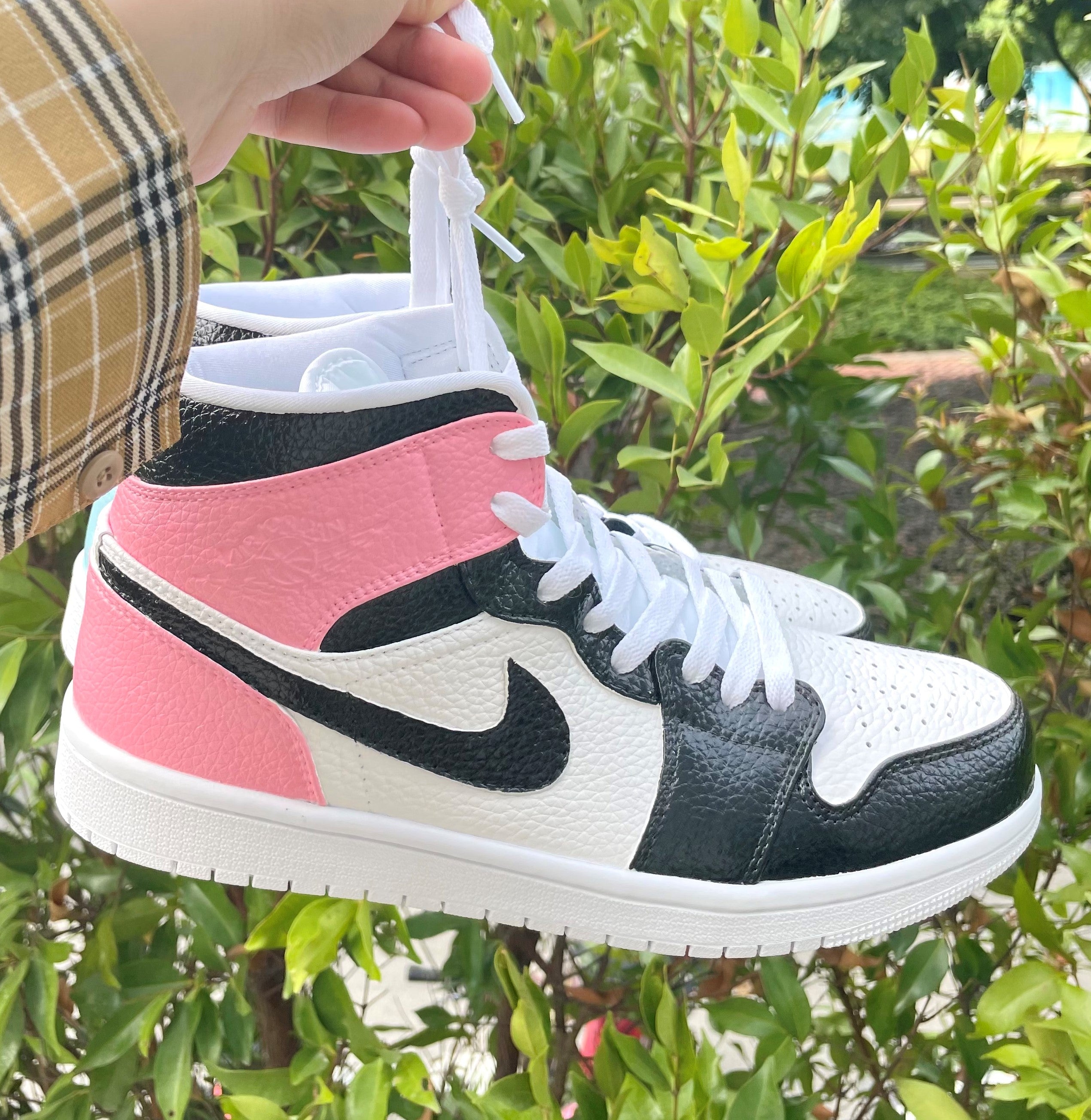 Air Jordan1custom-Pink Black
