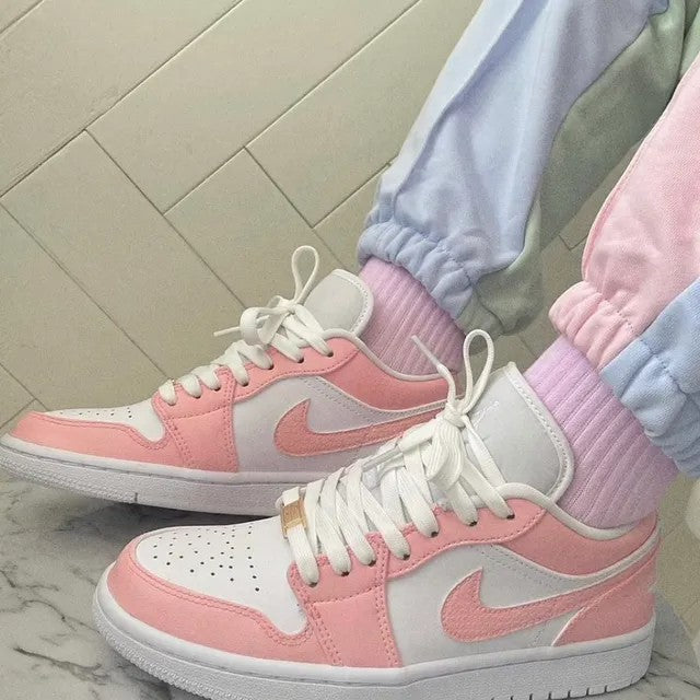 Pink Low Air Jordan 1 Custom