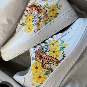 Custom Air Force 1 Jungle Tiger