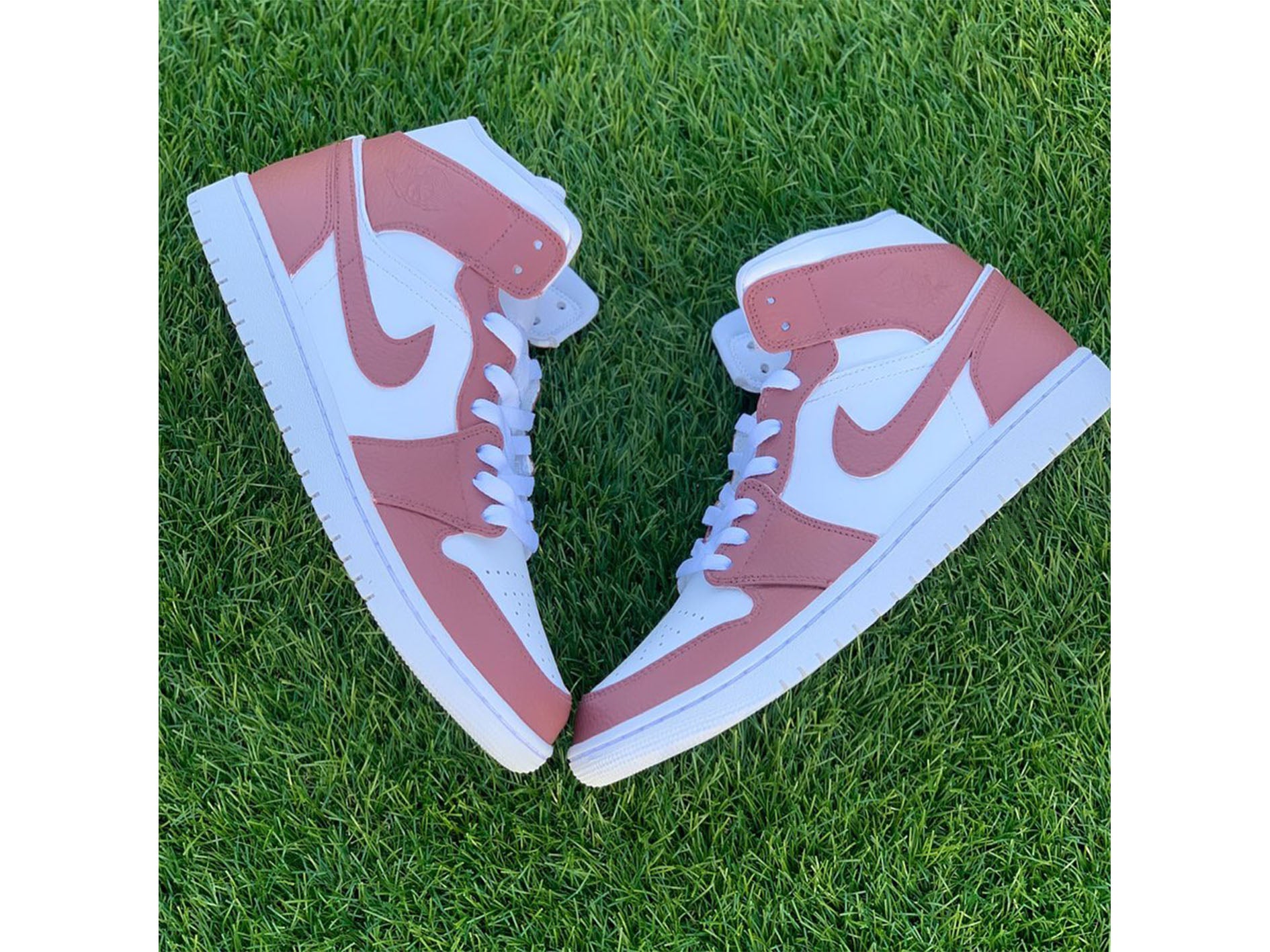 Pink Air Jordan 1 Custom