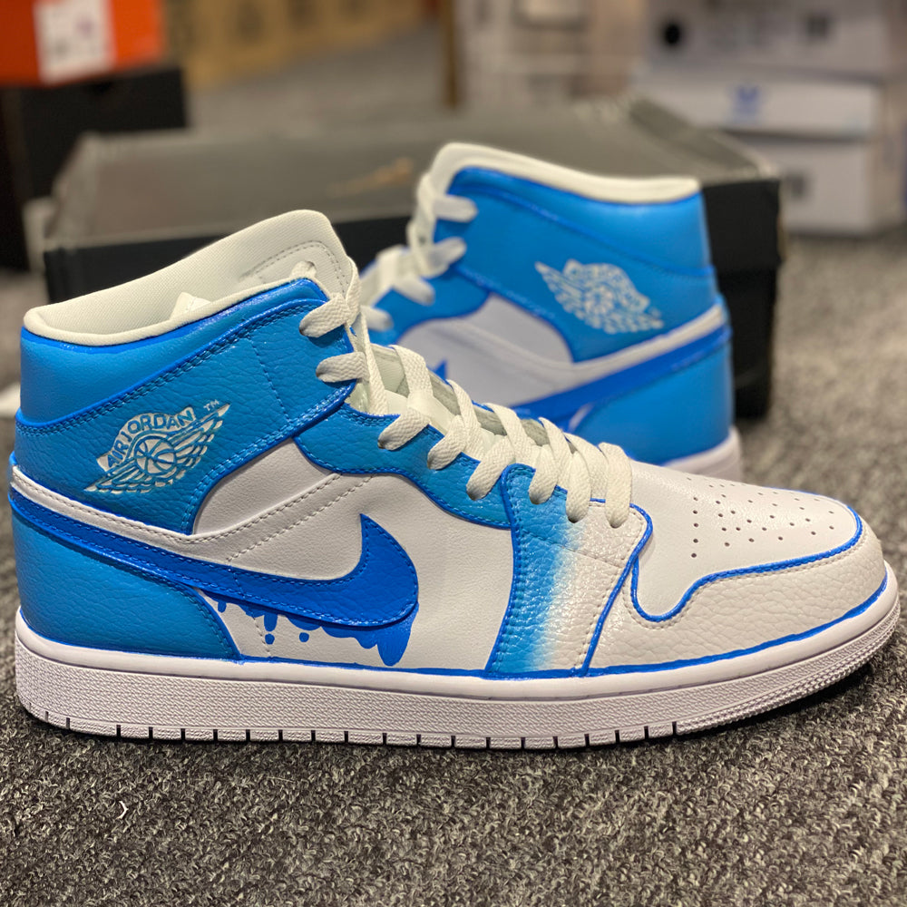 BLUE DRIP AIR JORDAN 1 CUSTOM