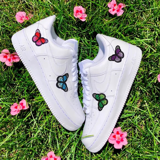 Custom Air Force 1 Butterfly Rainbow 🦋🌈