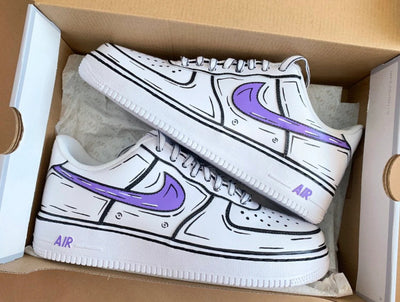 Cartoon Nike Air Force 1 Custom Shoes (Made To Order) Custom Sneakers