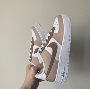 Custom Air Force 1 Brown Mocha