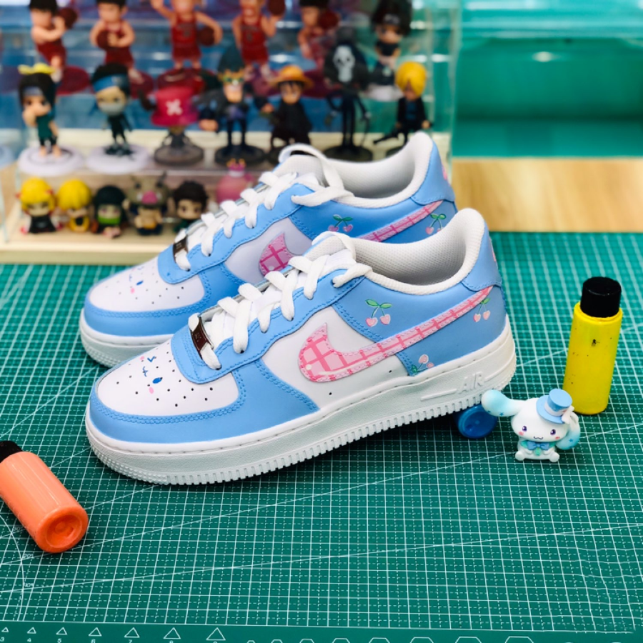 Air Force 1 Pom Pom Purin Baby Blue