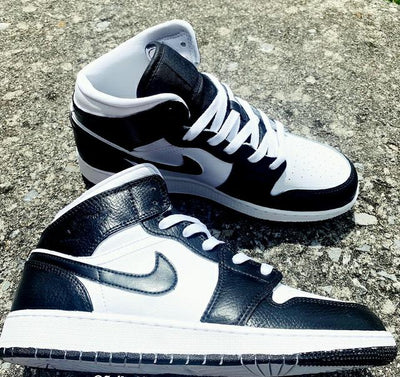 Custom Air Jordan 1 Black & White