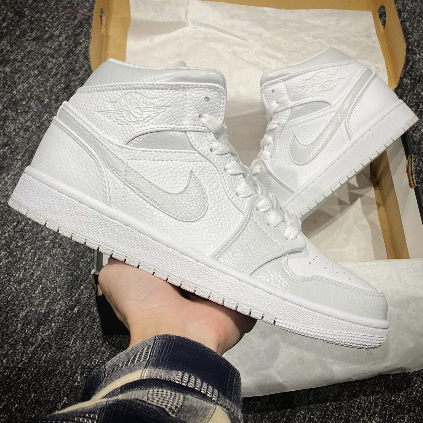 Custom Air Jordan 1 Grey