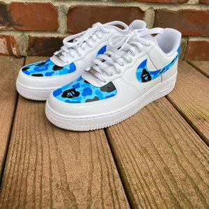 Blue Bape AF1