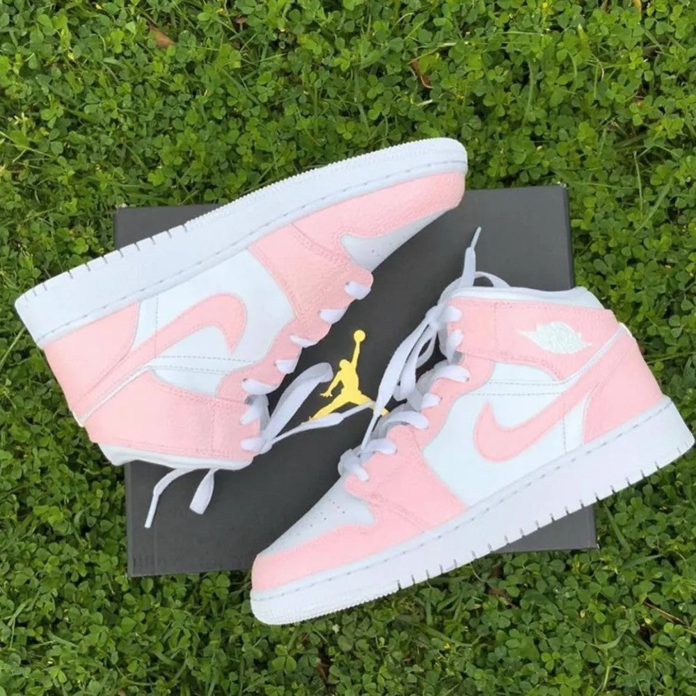 Baby Pink Air Jordan 1 Custom