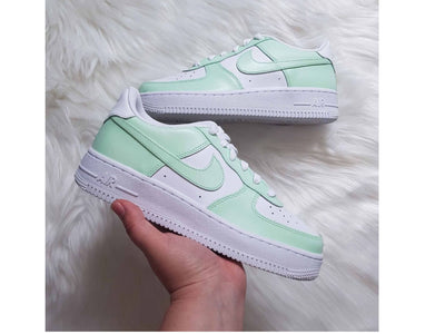 Apple Green Air Force 1 Custom