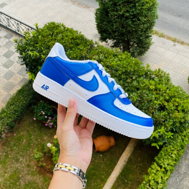 Custom Air Force 1 Sapphire Blues