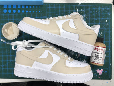 Custom Air Force 1 Beige