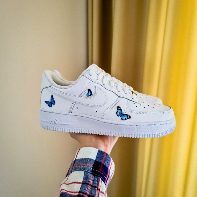 Air Force 1 Blue Butterfly