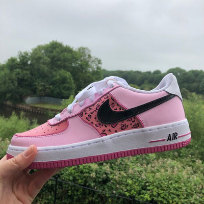 Custom Air Force 1 PINK LEOPARD