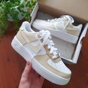 Custom Air Force One Brown Beige